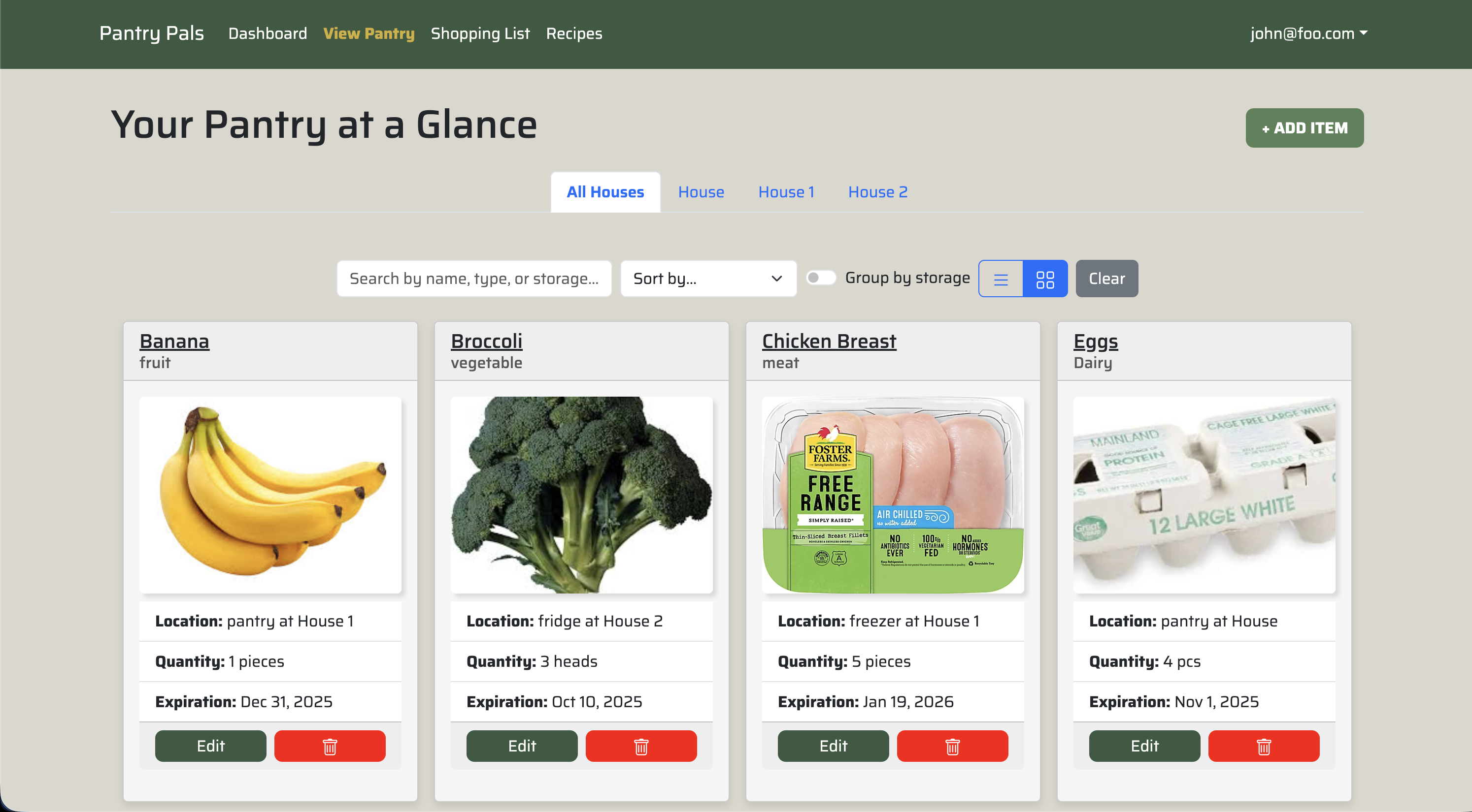 M4 Pantry Page Cards